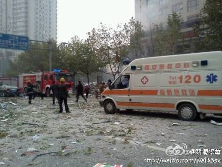 救援现场